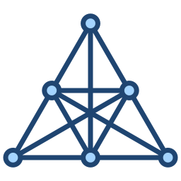 réseau neuronal Icône