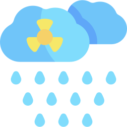 pioggia acida icona