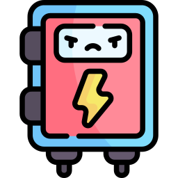Peligro eléctrico icono