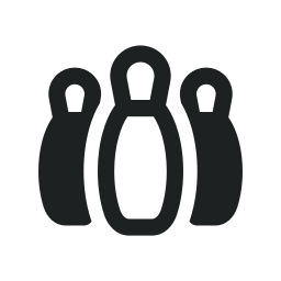 Bowling pins icon