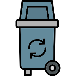 Trash bin icon