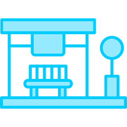 arrêt de bus Icône