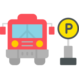 Bus parking icon