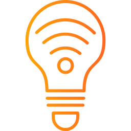 Smart bulb icon