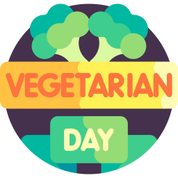 wereld vegetarische dag icoon