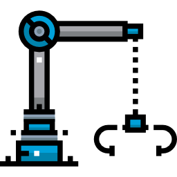 brazo robotico icono