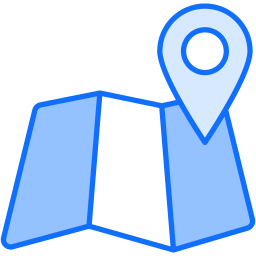 mapa i lokalizacja ikona