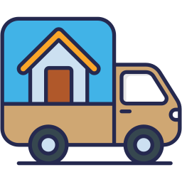 Moving home icon