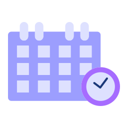time and calendar icon