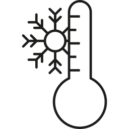 temperatura fría icono