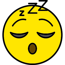 dormido icono