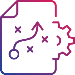 plan stratégique Icône