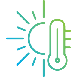 opwarming van de aarde icoon