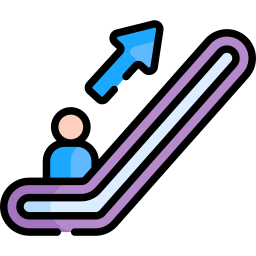 rolltreppe hoch icon