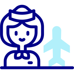 Air hostess icon