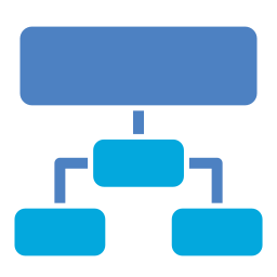 hiërarchische structuur icoon