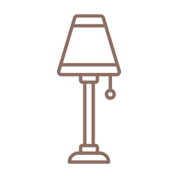 Desk lamp icon