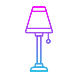 Desk lamp icon