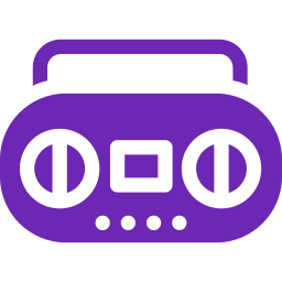 cassetta radiofonica icona