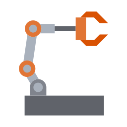 Robotic arm icon