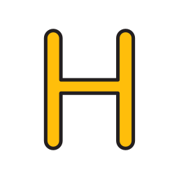 Letter h icon