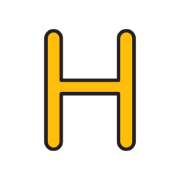 lettera h icona