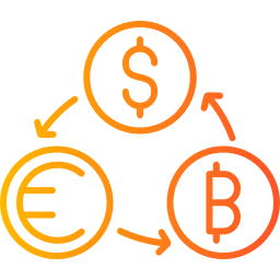 Échange de devises Icône