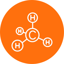 méthane Icône