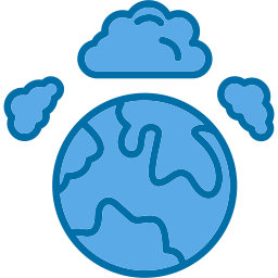 Atmospheric pollution icon