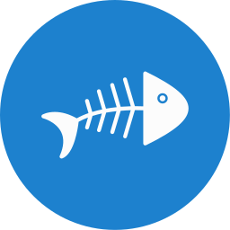 Fish bone icon