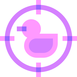 Shoot duck icon