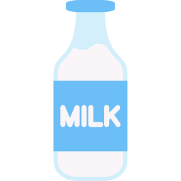 Milk bottle icon