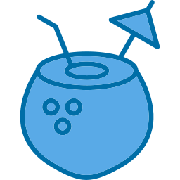 Coconut drink icon