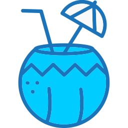 Coconut drink icon