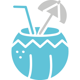 Coconut drink icon