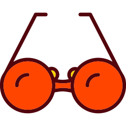 des lunettes Icône