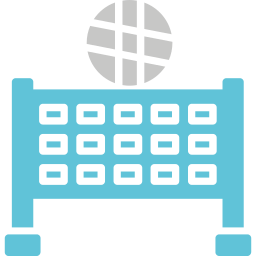 strand volleybal icoon