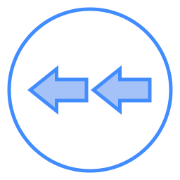 왼쪽 방향 icon