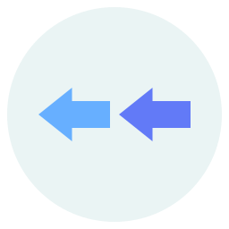 Left direction icon