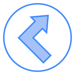 Turn right icon