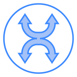 Four arrows icon