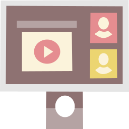 Online presentation icon