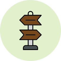 Signpost icon