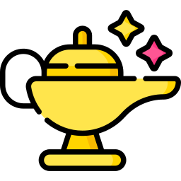 Magic lamp icon
