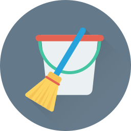 Cleaning materials icon