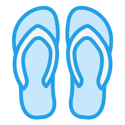 Flip flop icon