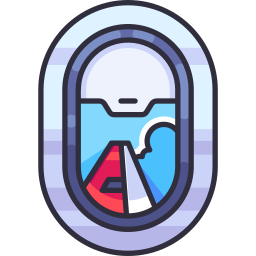 Plane window icon