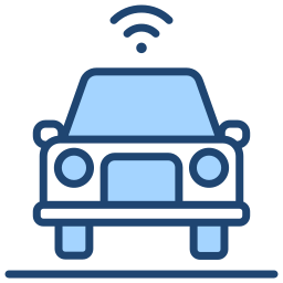 Autonomous car icon