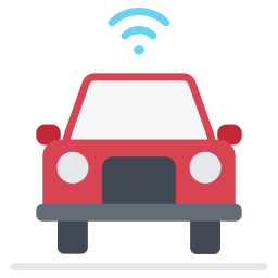 Autonomous car icon