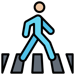 voetgangers icoon